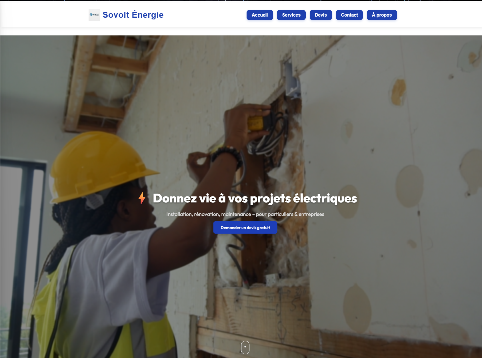 SOVOLT Energie Website